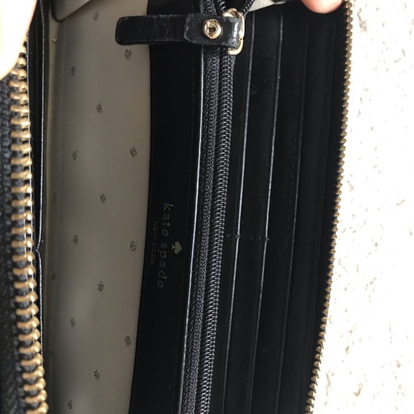 Kate Spade Liberty Street Lacey Wallet Black - Picture 6 of 7